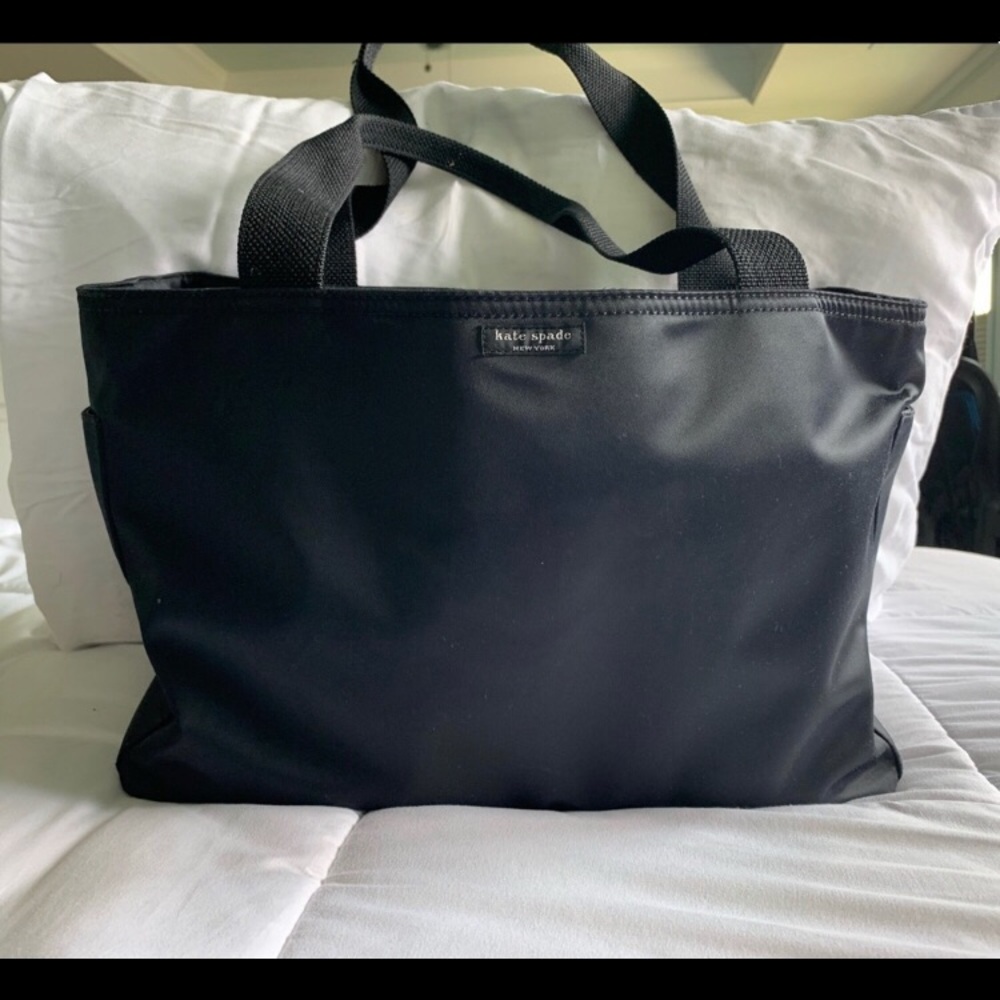 Kate Spade Black Nylon Diaper Bag